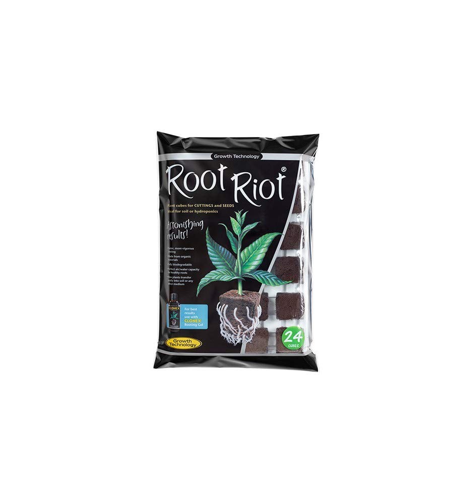 Root Riot - Vassoio per propagazione 24 cubi (A1r)
