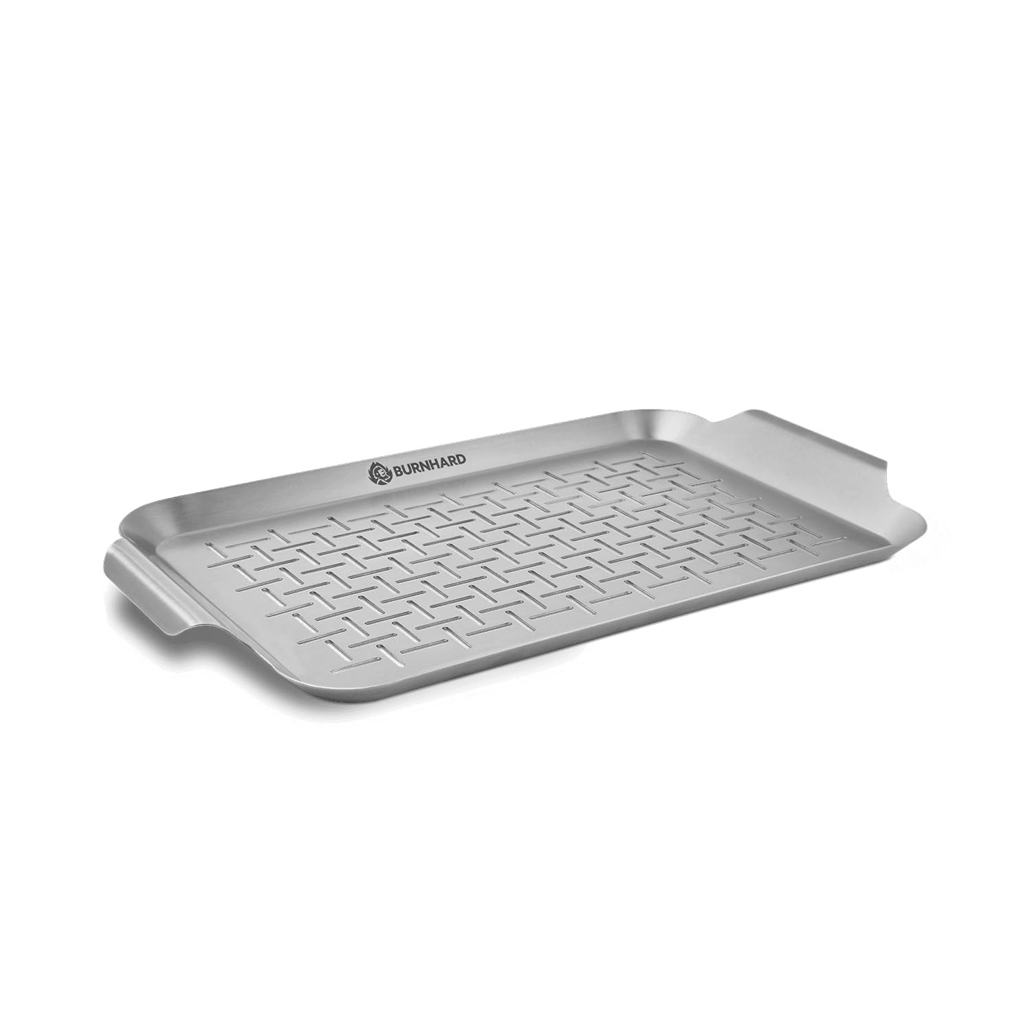 BURNHARD Griglie e cestelli per Barbecue in Acciaio Inox | 43x25x2 cm