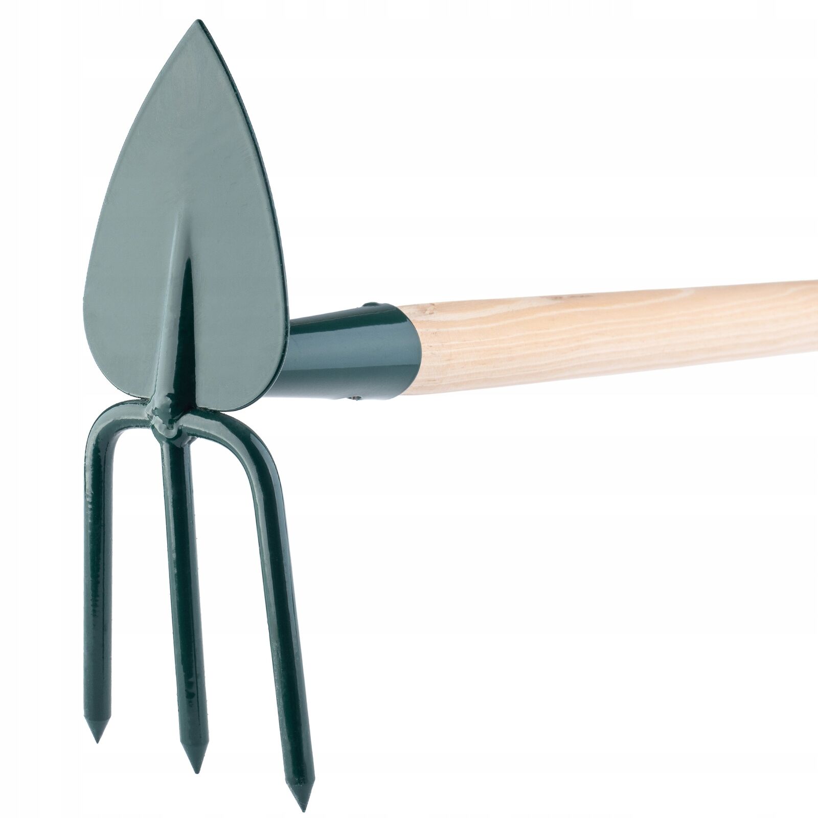 Zappa KADAX, zappa da giardino, zappa doppia per giardino, 3 denti - cuore, c...