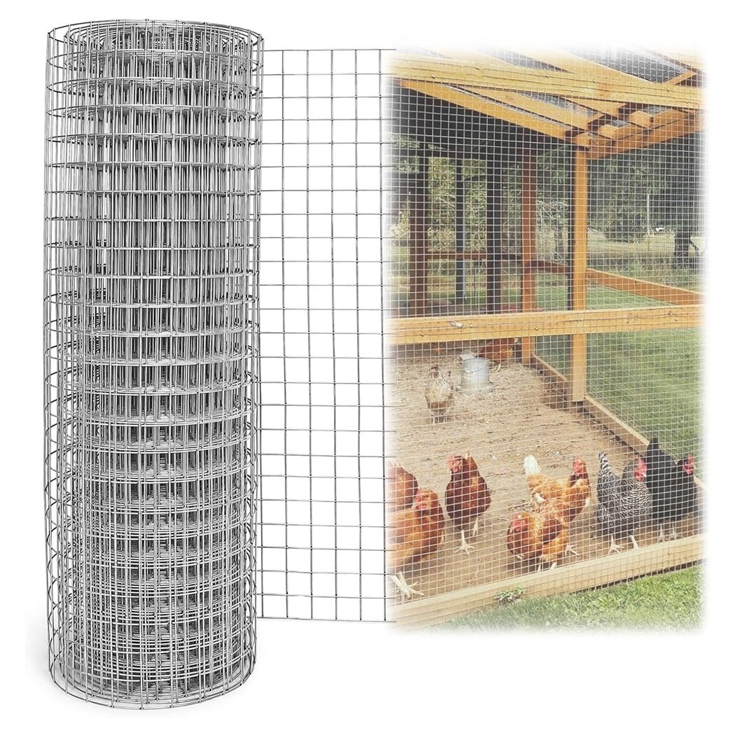 SET 3PZ RETE METALLICA ZINCATA 0.5X3MT RECINZIONE PROTEZIONE ALBERI GIARDINO ANI