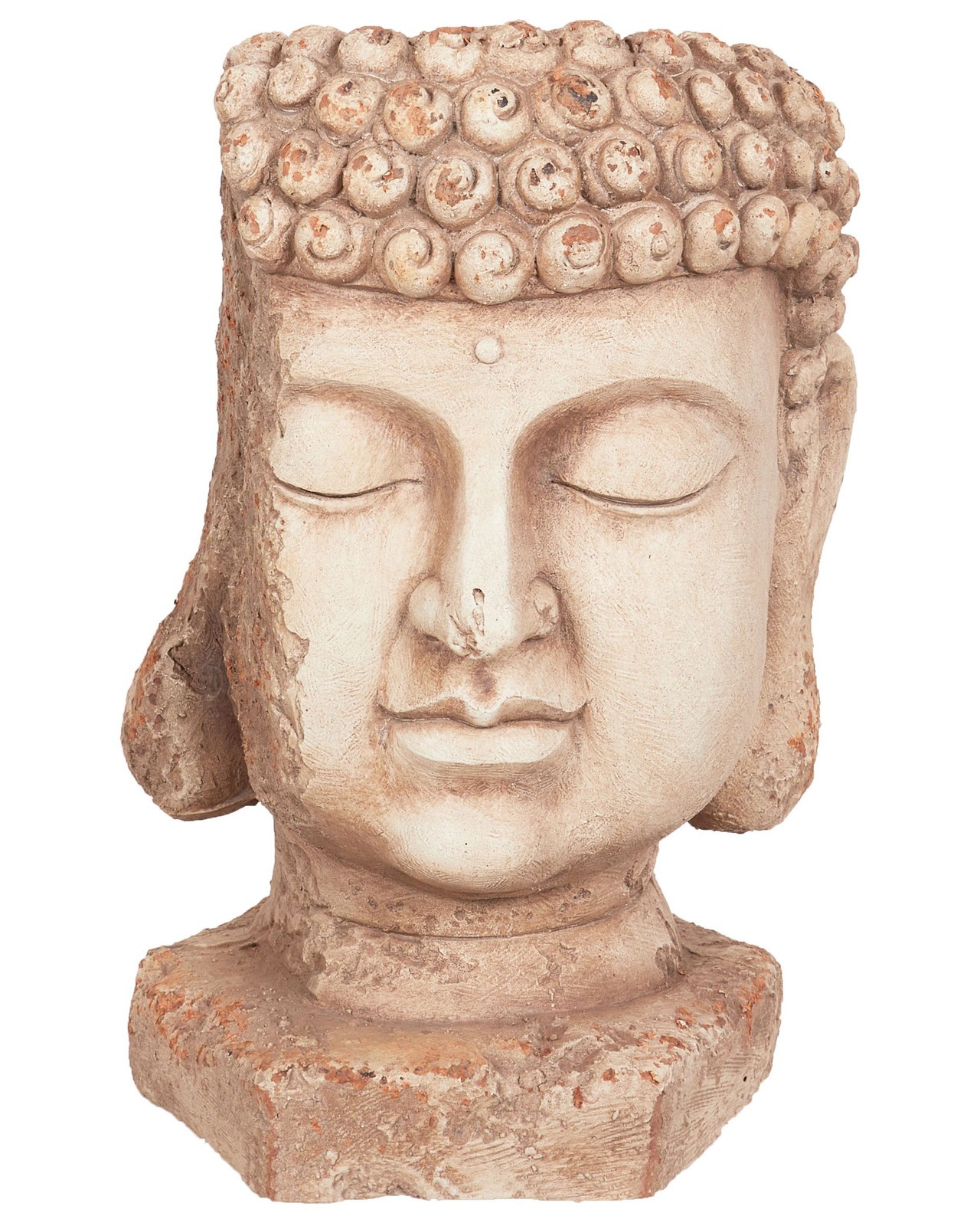 BUTOMUS Vaso per piante 30 cm Ceramica Beige sabbia
