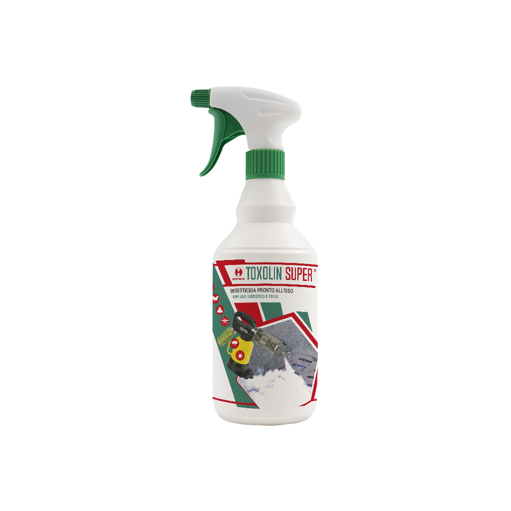 INSETTICIDA  TOXOLIN  SUPER CONTRO  MOSCHE E ZANZARE