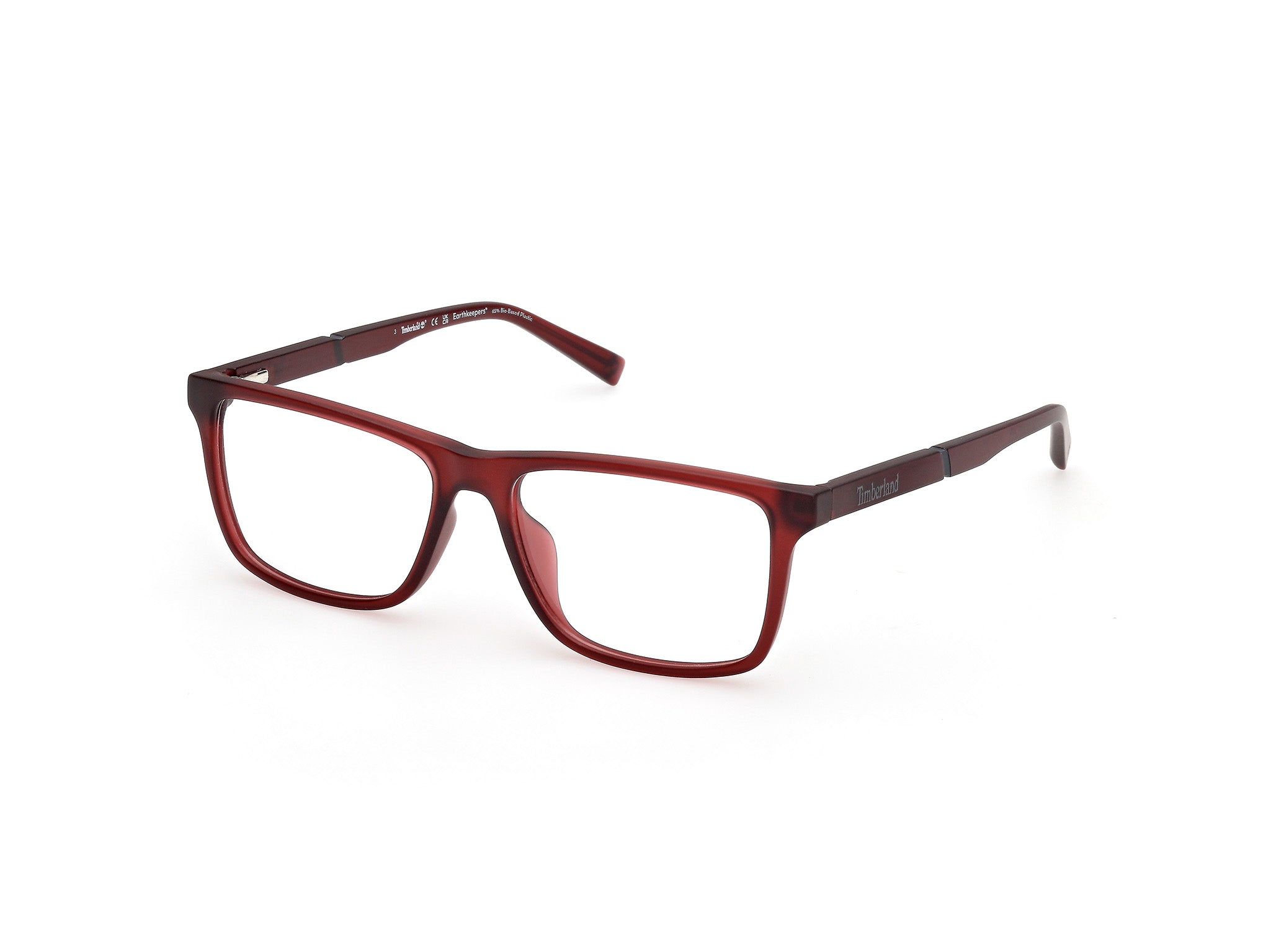 Timberland Uomo Tb1840-H 67 Montature Da Vista Iniettato Rosso  Squadrata Normale