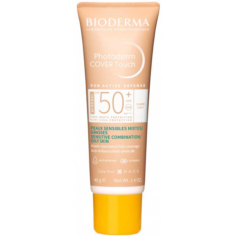 Photoderm Cover Touch Mineral Spf50+ Claire Bioderma 40g
