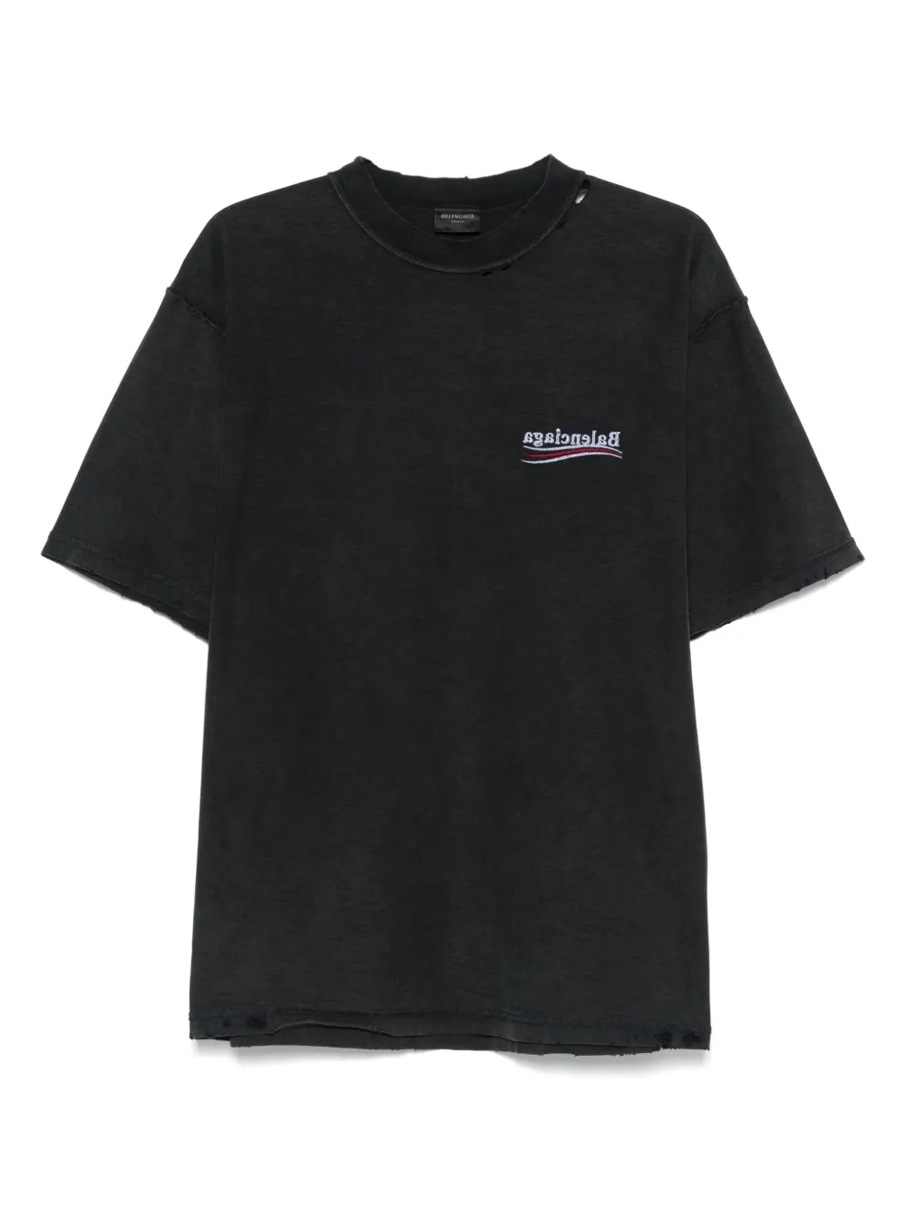 Balenciaga T-shirt con logo - Nero