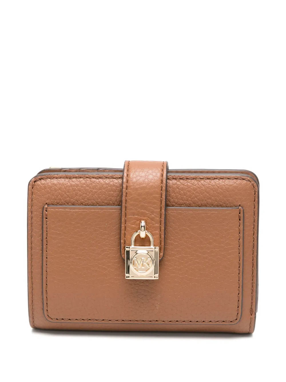 Michael Michael Kors padlock-detail wallet - Marrone