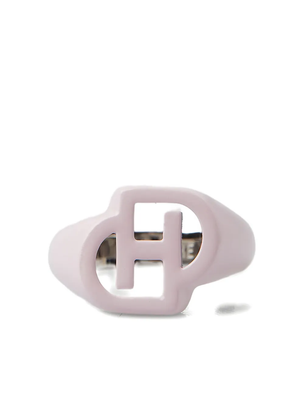 d'heygere logo-plaque signet ring - Rosa