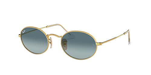 Ray-Ban 0Rb3547 Occhiali Da Sole, Blu (Gold), 53.0 Unisex-Adulto