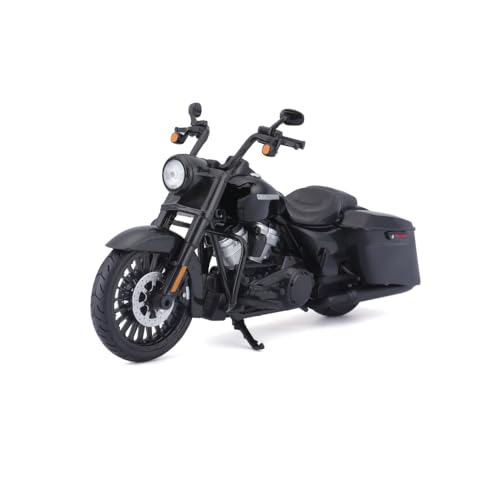 Maisto Harley-Davidson Road King Special: Fedele Modello Di Moto 1:12, Forcella, Supporto Laterale Mobile, 20 Cm, Nero (532336)