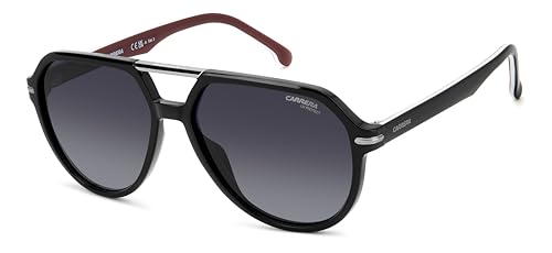 Carrera 315/S Sunglasses, Guu Black Burgundy, 58 Unisex