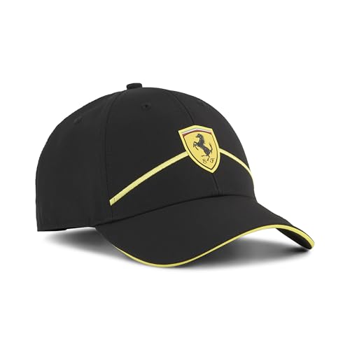 Puma Ferrari Pro Baseball Cap Cappellino Black, Taglia Unica Unisex-Adulto