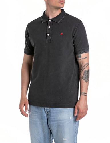 Replay M3011 Polo, 099 Blackboard, M Uomo