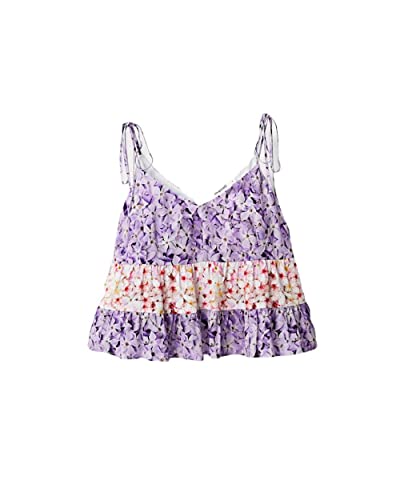 Desigual Blus_Spring Camicia, Colore: Rosso, M Donna