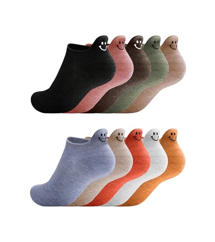 Sporzin Calzini Donna Calzini Donna Corti 10 Paia Di Calzini Cotone Calzini Divertenti Calzini Sportivi Calzini Fantasmini