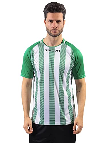 Givova Shirt Tratto Verde/Bianco Tg. M