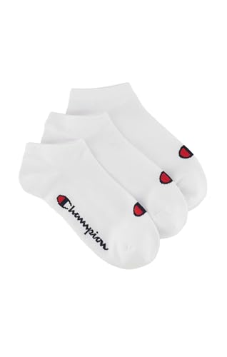 Champion Core Socks 3Pp Sneaker Calzini, Bianco, 6-8 Unisex-Adulto