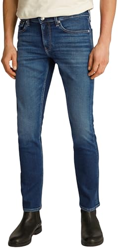 Calvin Klein Uomo Jeans Slim Fit Elasticizzati, Blu (Denim Dark), 32W/32L