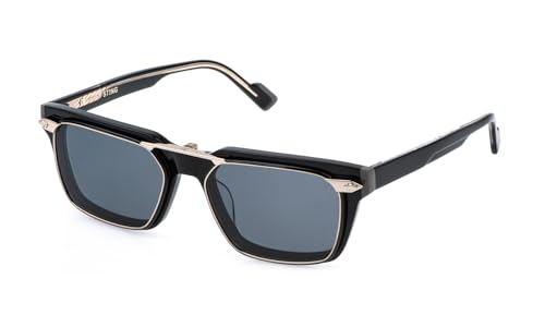 Sting Ust547 Occhiali, Nero Luccicante, 54 Uomo
