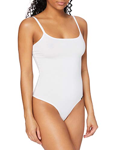 Skiny Damen Stringbody Cotton Bodies Body, Weiß, 42 Donna