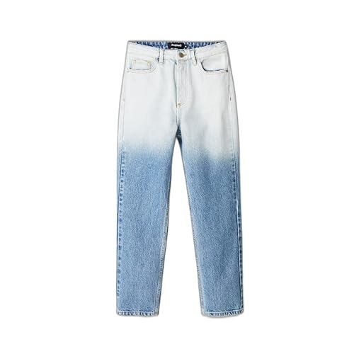 Desigual Res, 5053 Denim Medium Wash Jeans, Blue, 34 Da Donna
