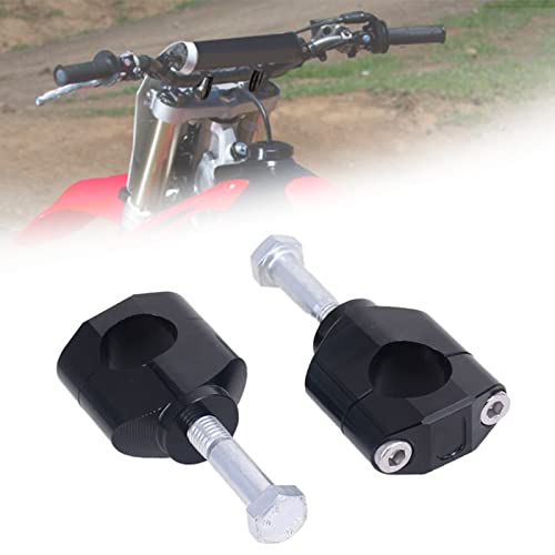 Manubrio Per Motobar Mount Clamp Riser - (1 1/8"28Mm) (Nero)