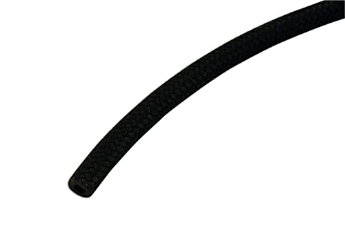 Connect 30938 Overbraided Fuel Line Hose,Black, 3.5Mm Id 5M