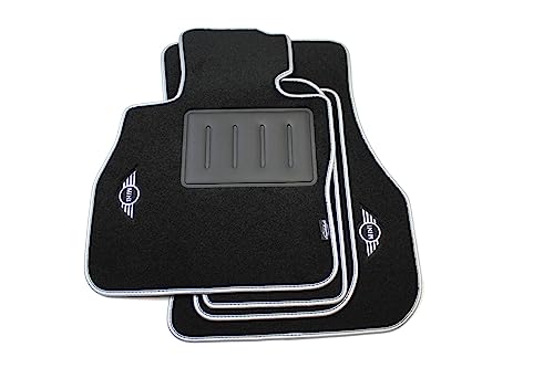 Tappeti In Moquette Su Misura Compatibili Con Mini Clubman F54 Dal 2015-2022 Limited Edition Carbon Inox