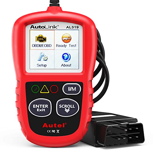 Autel Autolink Al319 Can Bus Diagnosi Obd2 Auto Lettore Di Veicoli Strumenti Diagnostici Per Motore Obd-Ii Lettura E Cancellazione Codice Di Errore Pe