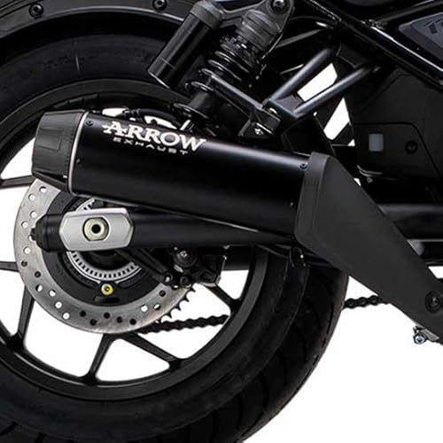 Arrow Marmitta Omologata Rebel Nichrom Dark Honda Cmx 1100 Rebel '22 Con Fond.Carby Ricambio Originale