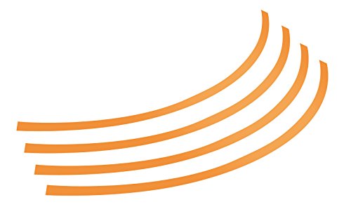 Lampa Rim-Stickers Adesivi Per Ruote 17-20" Arancio