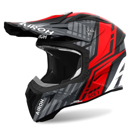 Airoh Casco Offroad Aviator Ace 2 Proud Red Matt S