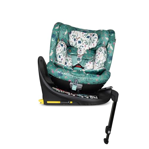 Cosatto All In All Extra I-Size - Seggiolino Auto Girevole A 360°, Gruppo 0+123, 0-36 Kg, 0-12 Anni, Isofix, Erf, Esclusivo Sistema Anti-Fuga (Masquer