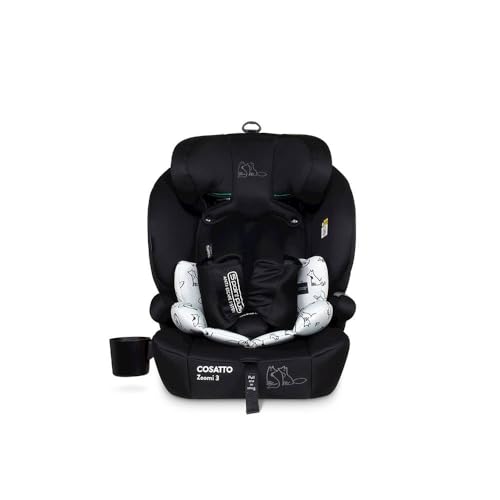 Cosatto Zoomi 3 Isize Seggiolino Auto – Da 76 Cm A 150 Cm (Circa.15 Mesi A 12 Anni), Isofit, Poggiatesta Regolabile, Protezione Dagli Impatti Laterali
