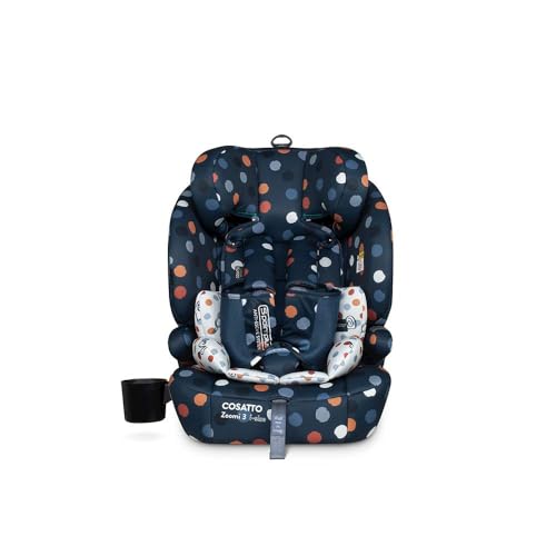 Cosatto Zoomi 3 Isize Seggiolino Auto – Da 76 Cm A 150 Cm (Circa.15 Mesi A 12 Anni), Isofit, Poggiatesta Regolabile, Protezione Dagli Impatti Laterali