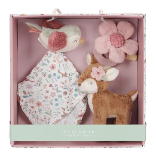 Little Dutch Fairy Garden 9015 - Set Regalo Da 3 Pezzi (Panno Per Coccolare, Afferrare, Peluche)