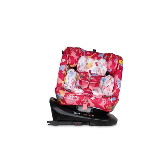 Cosatto Get Set Gro Isize - Seggiolino Auto Girevole A 360°, Gruppo 0+123, 0-36 Kg, 0-12 Anni, Isofix, Fissaggio Superiore, Lato Posteriore Esteso, Es