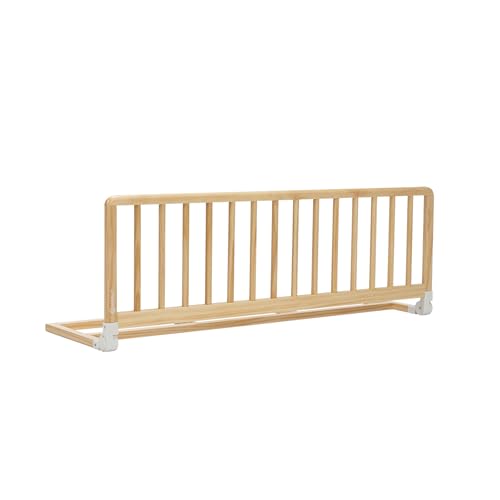 Safety 1St Barriera Letto Legno 110 Cm, Sponda Letto Bambini 18 Mesi - 5 Anni, Sbarra Letto Bambini, Paracolpi Anti Caduta In Legno Certificato Fsc, F