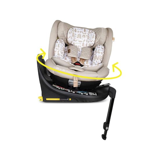 Cosatto All In All Extra I-Size - Seggiolino Auto Girevole A 360°, Gruppo 0+123, 0-36 Kg, 0-12 Anni, Isofix, Erf, Esclusivo Sistema Anti-Fuga (Whisper