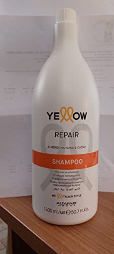 Shampoo Ristrutturante Repair - Mandorla E Cacao - 1000 Ml - Yellow (Alfaparf Group)