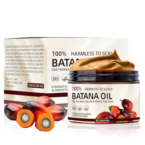 Olio Di Batana Puro Naturale, Olio Di Batana Per La Crescita Dei Capelli, Riparazione E Idratazione Capelli Danneggiati, Anticaduta, Elimina Doppie Pu