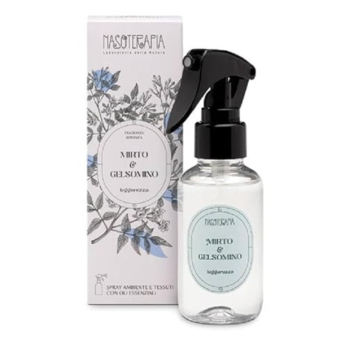 Nasoterapia Spray Ambiente E Tessuti Con Oli Essenziali Mirto E Gelsomino