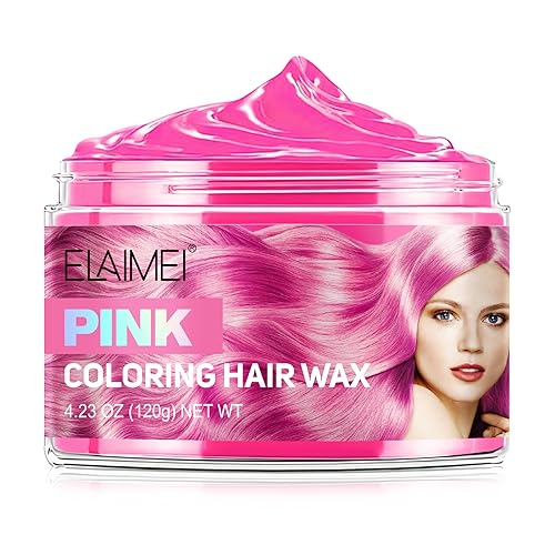 Hair Colour Cera, Cera Temporanea Per Capelli, Gel Colorato Per Capelli Uomo E Donna Lavabile, Crema Acconciatura Temporanea, Acconciatura Opaca Natur