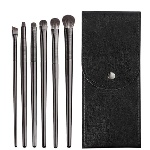 Nxpuxp 6 Pcs Pennelli Per Occhi,Pennelli Per Trucco Occhi Professionali,Pennelli Make Up Set,Pennelli Per Il Trucco Degli Occhi,Idee Regalo Per Set Di