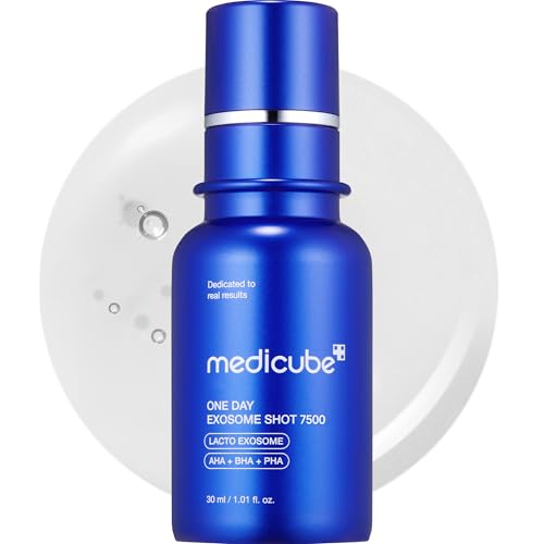 Medicube - One Day Exosome Shot Pore Ampoule 7500 - Siero Rivitalizzante Con Micronaghi, Aha+Bha+Pha - 30 Ml