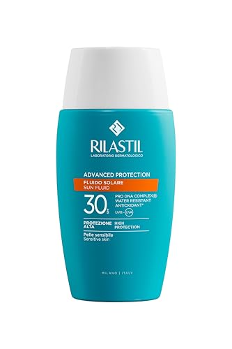 Rilastil Sun System - Advance Protection Fluido Solare Spf30 Resistente All'Acqua, 50 Ml