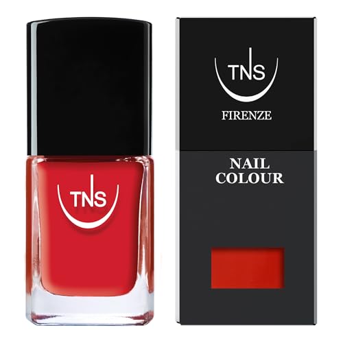 Tns Cosmetics - My Funny Valentine Smalto Rosso Formula Professionale, Coprente E Brillante 10 Ml