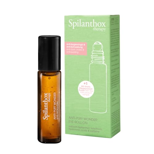 Spilanthox Therapy - Anti-Puff Wonder Eye Roll-On - Caffeina E Acido Ialuronico Riducono Le Occhiaie - Leviga Le Rughe E Le Espressioni Del Viso Grazi