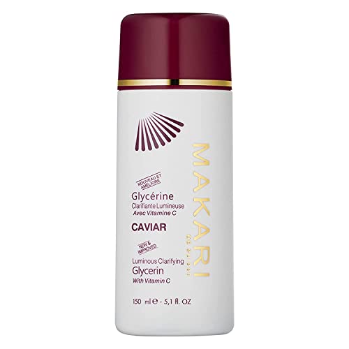 Glicerina Rischiarante Al Caviale Classic Makari [150Ml] - Rischiara E Idrata Il Corpo - Crema Idratante Anti-Aging Per Macchie Scure, Cicatrici, Cica