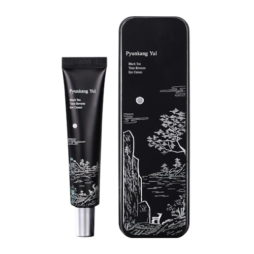 Pyunkang Yul Black Tea Time Reverse Eye Cream Per La Cura Delle Rughe Anti-Invecchiamento, Aumenta L'Elasticità Della Pelle Con Una Cura Ricca, Senza