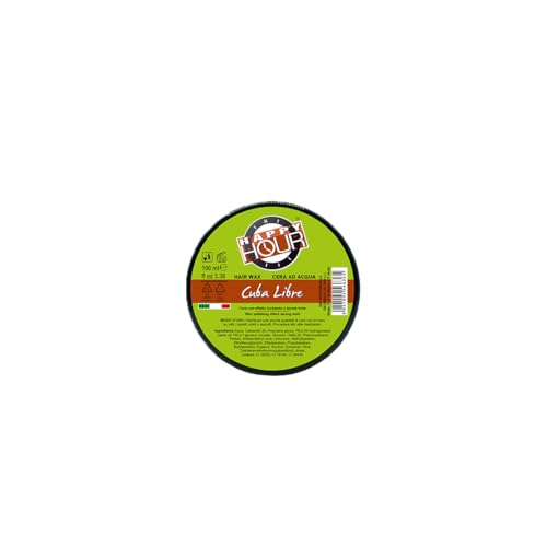 Happy Hour – Cuba Libre - Cera Per Capelli Uomo - Tenuta Forte - Effetto Bagnato Capelli - Cera Lucida - Fissante - Professionale - Alta Qualità - Mod